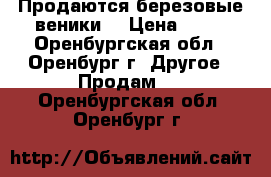 Продаются березовые веники  › Цена ­ 70 - Оренбургская обл., Оренбург г. Другое » Продам   . Оренбургская обл.,Оренбург г.